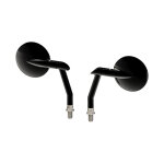 Burly, Hot Rod mirror set. Left & Right. Black