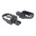 Burly, MX rider foot peg set. Black
