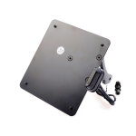 Cult-Werk, side mount license plate bracket, black. Germany