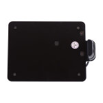 Cult-Werk, side mount license plate bracket, black. Austria