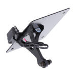 Cult-Werk, side mount license plate bracket, black. Italy