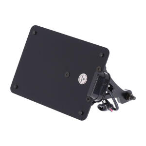 Cult-Werk, side mount license plate bracket, black. NL