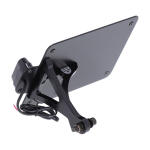 Cult-Werk, side mount license plate bracket, black. NL