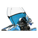 NC, Vintage reproduction beaded windshield. Blue lower