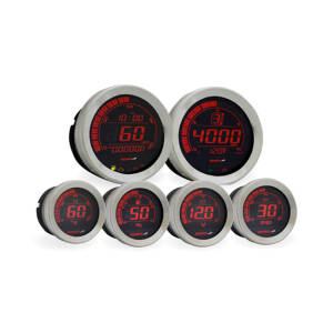 KOSO, HD-02 6-piece gauge kit for Touring