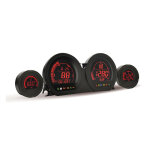 KOSO, HD-03 4-piece 2-color gauge kit for Touring