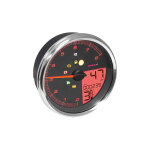 KOSO, HD-05 Speedometer / tachometer. Chrome bezel