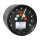 KOSO, D64 multifunctional speedo/tachometer. Black