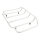 Full size luggage rack for Tour-Pak®. Chrome