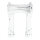 Biltwell Murdock risers 6" chrome