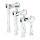 Biltwell Murdock risers 6" chrome