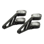 Fingers, Adj. headlamp bracket assembly 42-43mm. Black