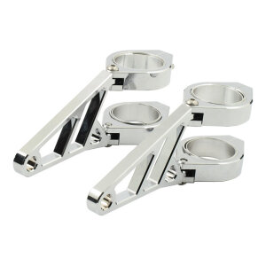 Fingers, Adj. headlamp bracket assembly 42-43mm. Chrome