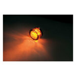 Micro pin, LED turn signals. Smoke ECE appr. lens