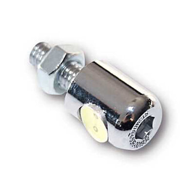 Hagler, LED license plate mount bolt. Chrome