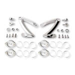 Headlamp bracket Z-style. Chrome. 42-43mm