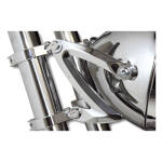 Headlamp bracket Z-style. Chrome. 42-43mm
