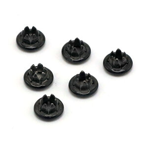 GW push-in plugs 3/16", gloss black