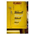 Biltwell Script sticker black 9"