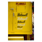 Biltwell Script sticker white 6"