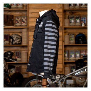 Holy Freedom Folsom hooded shirt black Size S