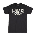 Lucky 13 Skull Stars t-shirt black Size 2XL