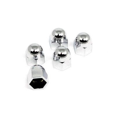 Chrome acorn push on cover