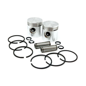 Replacement 45" Flathead piston kit. +.050"