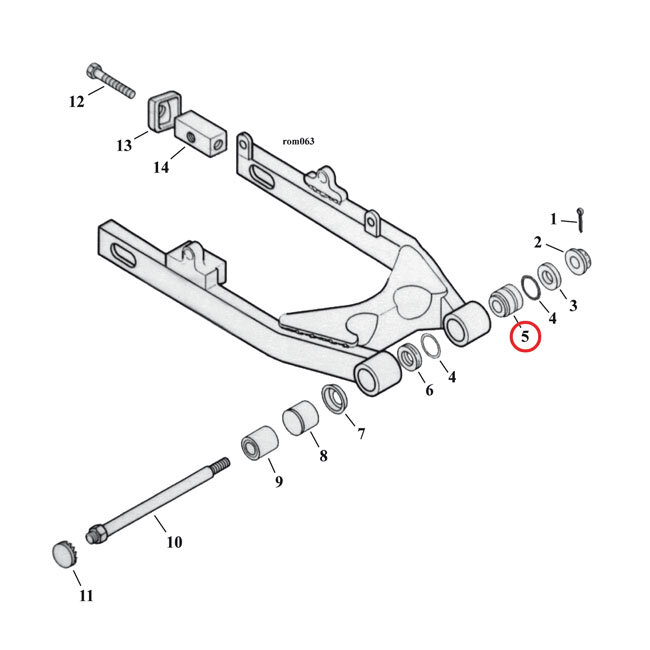 ALL BALLS BEARING, SWINGARM