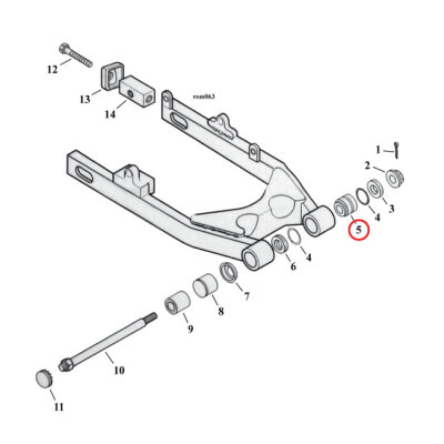 ALL BALLS BEARING, SWINGARM