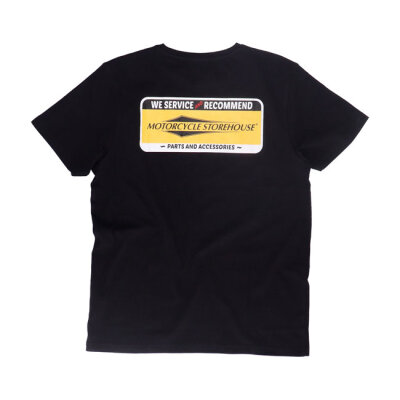 MCS logo t-shirt back artwork Size L
