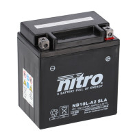 Nitro sealed AGM gel battery YB10L-A2 SLA