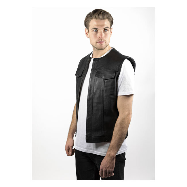 John Doe MC Outlaw leather vest black Size 5XL