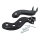 Passenger foot peg bracket kit. Black
