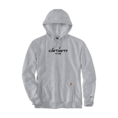 Carhartt Logo graphic hoodie asphalt heather Size S