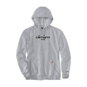 Carhartt Logo graphic hoodie asphalt heather Size S