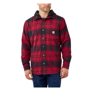 Carhartt Flannel hooded shirt oxblood Size S