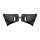 C-Racer, front side covers. Black