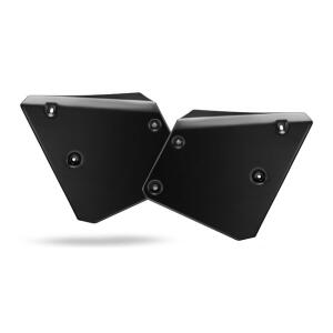 C-Racer, front number plates. Black