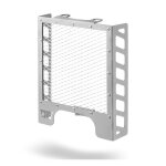 C-Racer, radiator grill. Silver