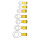 Connectors, ring terminal PVC, crimp. Yellow 3.5mm