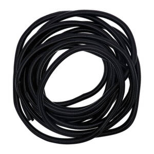 PVC split wiring loom. 50ft, 3/4" I.D. (19mm). Black