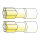 Connectors, Slide-On terminal, crimp/shrink. Yellow, 1/4"
