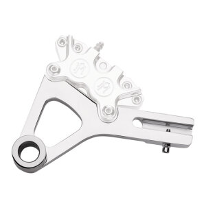 PM, Rear 4-p caliper bracket, 11.5". Polished
