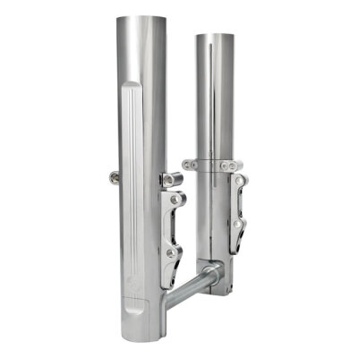 PM, Lower leg assembly, dual disc. Chrome