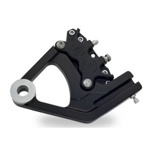 PM, Rear caliper bracket, 11.5". Black
