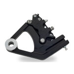 PM, Rear caliper bracket, 11.5". Black
