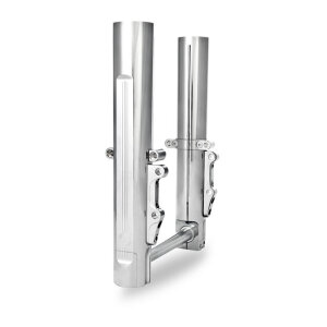 PM, Lower leg assembly, dual disc. Chrome