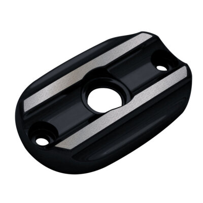 Covingtons, master cylinder top cover. Rear. Black