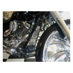 Covingtons, finned frame grill. Chrome